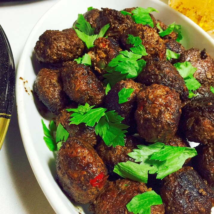 ひと口パクッ 簡単スパイシーミートボール レシピ 作り方 By Toytoy Saori05 楽天レシピ